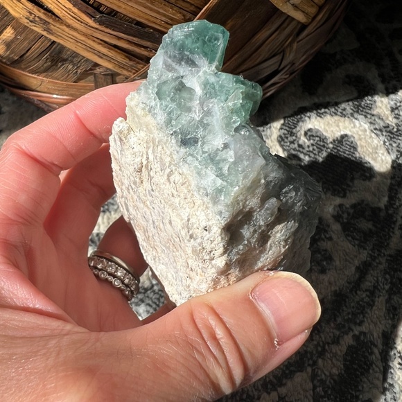 Green fluorite cluster (b) | crystal - Picture 6 of 11